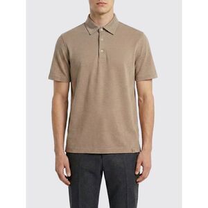 Brioni Polo Shirt Men Beige